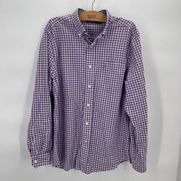 Nautica Casual Button Shirt Men's Size‎ MediumLong Sleeve Multicolor Gingham 27P - Picture 1 of 5